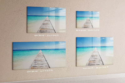 Tableau effaçable magnétique Île tropicale