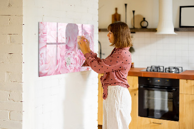 Tableau effaçable magnétique Fleurs en fleurs