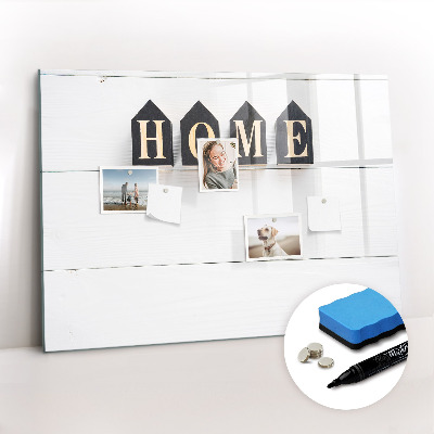 Tableau magnétique mural L'inscription « maison »