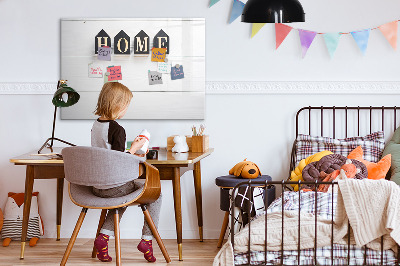 Tableau magnétique mural L'inscription « maison »