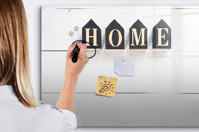 Tableau magnétique mural L'inscription « maison »