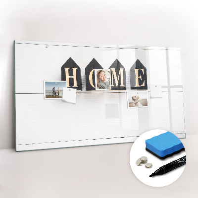 Tableau magnétique mural L'inscription « maison »