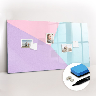 Tableau effaçable magnétique Motif pastel