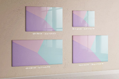 Tableau effaçable magnétique Motif pastel