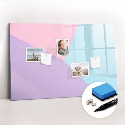 Tableau effaçable magnétique Motif pastel