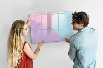 Tableau effaçable magnétique Motif pastel