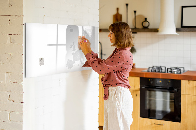 Tableau verre magnétique Carte de l'Europe