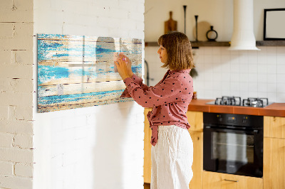 Tableau effaçable magnétique Bois rayé