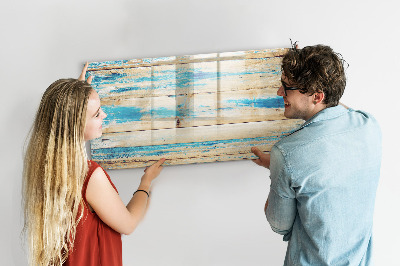 Tableau effaçable magnétique Bois rayé