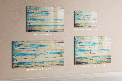 Tableau effaçable magnétique Bois rayé