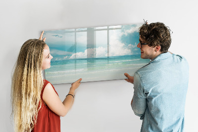 Tableau effaçable magnétique Paysage marin