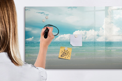 Tableau effaçable magnétique Paysage marin