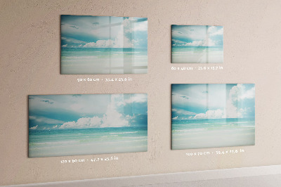 Tableau effaçable magnétique Paysage marin