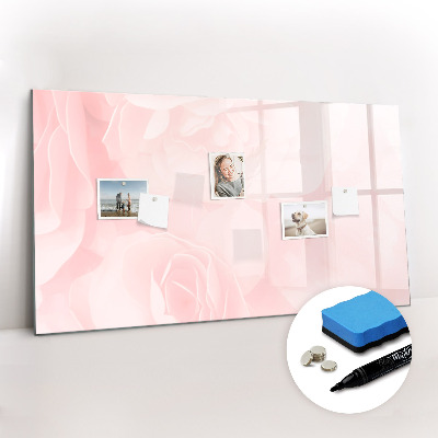 Tableau magnétique mural Roses en fleurs