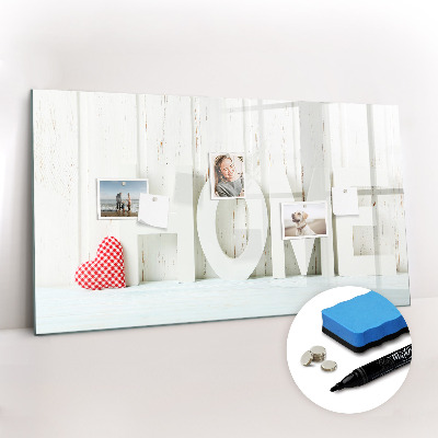 Tableau effaçable magnétique L'inscription « maison »