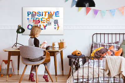 Tableau effaçable magnétique Citation positive