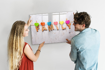 Tableau effaçable magnétique La famille d'inscriptions
