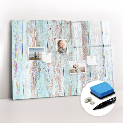 Tableau magnétique mural Bois pastel