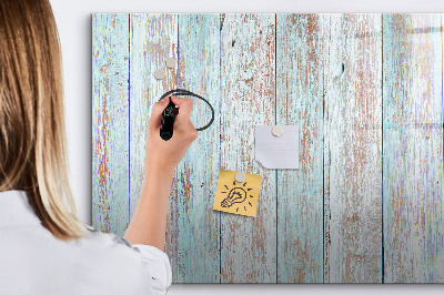 Tableau magnétique mural Bois pastel