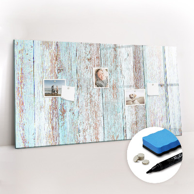 Tableau magnétique mural Bois pastel