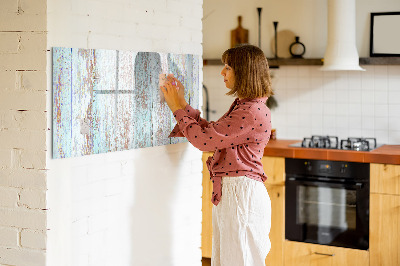 Tableau magnétique mural Bois pastel