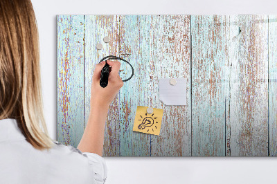 Tableau magnétique mural Bois pastel