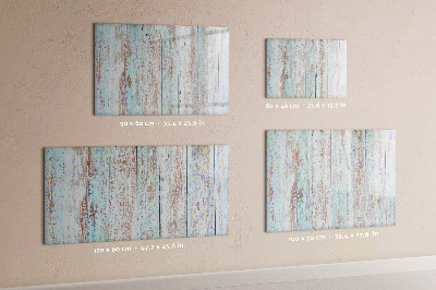 Tableau magnétique mural Bois pastel