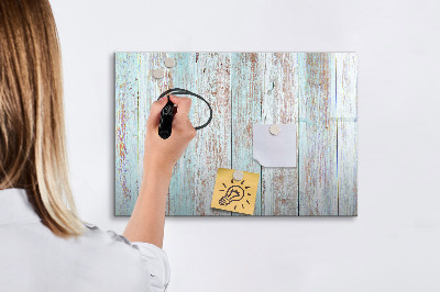 Tableau magnétique mural Bois pastel