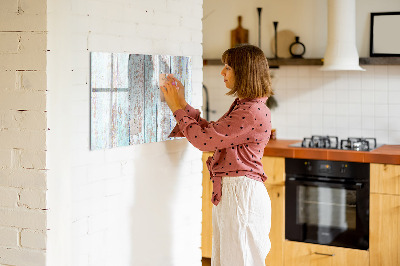 Tableau magnétique mural Bois pastel