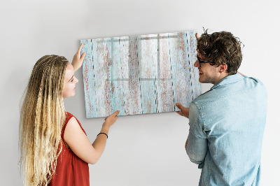 Tableau magnétique mural Bois pastel