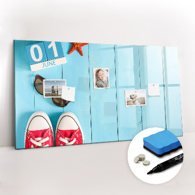 Tableau effaçable magnétique Le premier jour de l'été