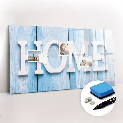 Tableau effaçable magnétique L'inscription « maison »