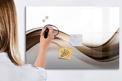 Tableau verre magnétique Ligne abstraite