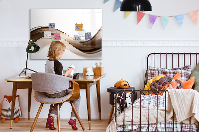 Tableau verre magnétique Ligne abstraite