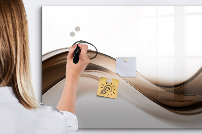 Tableau verre magnétique Ligne abstraite