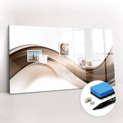 Tableau verre magnétique Ligne abstraite