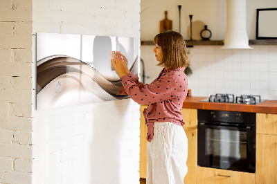 Tableau verre magnétique Ligne abstraite