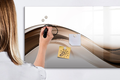 Tableau verre magnétique Ligne abstraite
