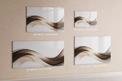 Tableau verre magnétique Ligne abstraite
