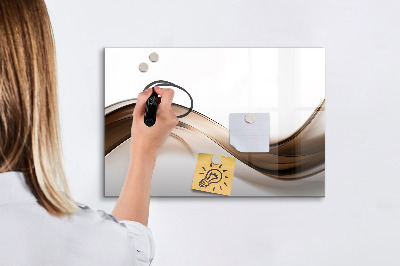 Tableau verre magnétique Ligne abstraite