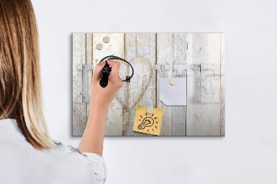 Tableau magnétique mural L'inscription amour