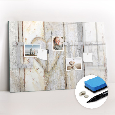 Tableau magnétique mural L'inscription amour