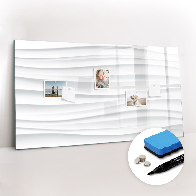 Tableau effaçable magnétique Texture des vagues