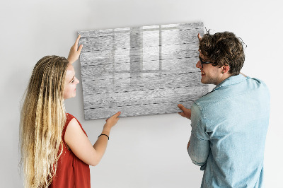 Tableau verre magnétique Panneaux en bois