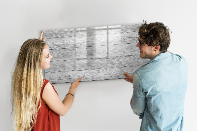 Tableau verre magnétique Panneaux en bois