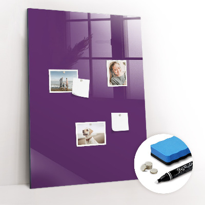 Tableau magnétique effaçable vertical Violet