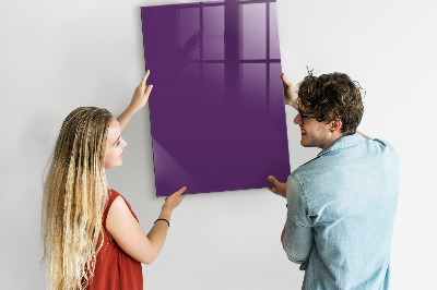 Tableau magnétique effaçable vertical Violet