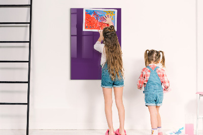 Tableau magnétique effaçable vertical Violet