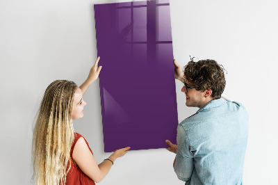 Tableau magnétique effaçable vertical Violet