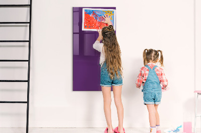 Tableau magnétique effaçable vertical Violet